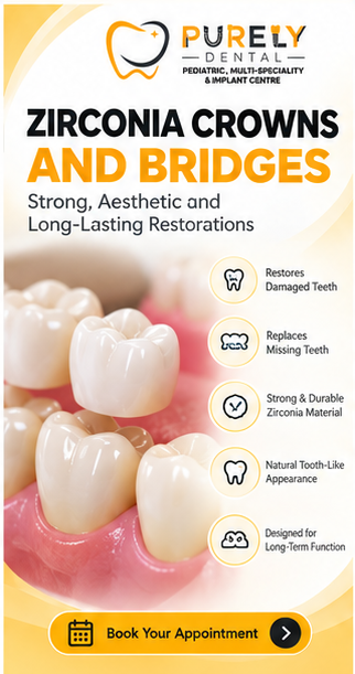 ZIRCONIA CROWNS AND BRIDGES
